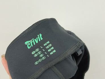 legginsy do biegania czarne: Crivit, Legginsy Sportowe damskie, rozmiar L — 4