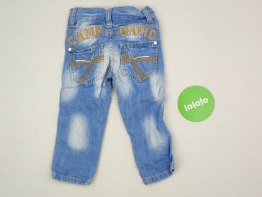 modne jeansy: Denim pants, 12-18 months, condition - Very good — 3
