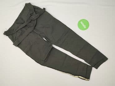 stradivarius spodnie w paski: Spodnie materiałowe damskie, rozmiar L — 2