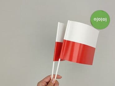 Other art & collectibles products: Dwie używane flagi Polski na plastikowych drzewcach. Idealne do — 4