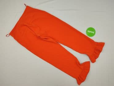 srebrne sandały reserved: River Island, Spodnie materiałowe damskie, S — 3