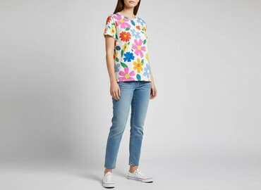 emily van den bergh koszulki damskie: Emery Rose, T-shirt damski, rozmiar M — 7