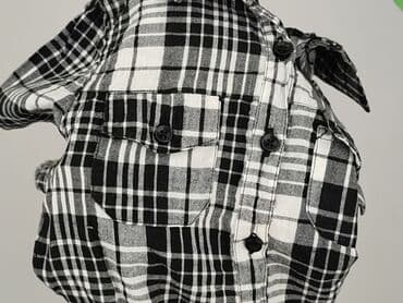 srebrne paski do sukienki: Shirt 5-6 years, condition - Very good, pattern - Cell, color - Black — 6
