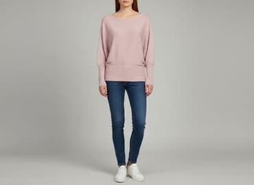 sweter z perełkami h m: Therapy, Sweter damski, rozmiar M — 6