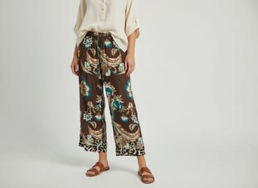 buty szerokie w palcach damskie: Betty & Co, Spodnie materiałowe damskie, rozmiar One size — 7