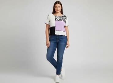 shein bluzki bawełniane: Shein, Top damski, rozmiar M — 1