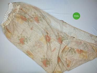 zasłony używane: Zasłona firanka z woalu – kremowa, półprzezroczysta - Materiał — 2