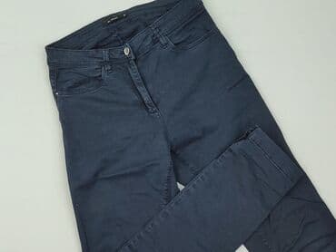 granatowe chinosy damskie: Monnari, Spodnie materiałowe damskie, rozmiar M — 1