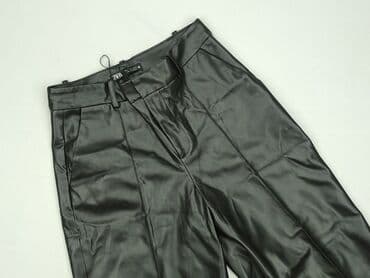 szorty z eko skóry zara: Zara, Spodnie 3/4 damskie, rozmiar S — 1