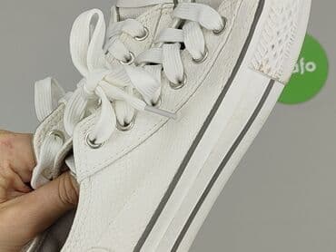 czarna sukienka i białe trampki: NR RAPISARDI, Trampki damskie, rozmiar 38 — 6