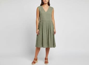 oliwkowa sukienka zara: Reserved, Sukienka damska, rozmiar XL — 7