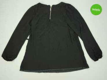 czarne bluzki z szyfonowymi rękawami: Bluzka damska, rozmiar S — 3