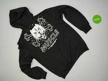bluza szachowa: Shein, Bluza z kapturem dla mężczyzn, rozmiar M — 3