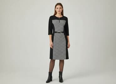 sukienka i kozaki za kolano: Women`s dress, size S — 1