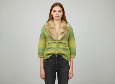 długi sweter i sukienka: Sweter damski, rozmiar One size — 1