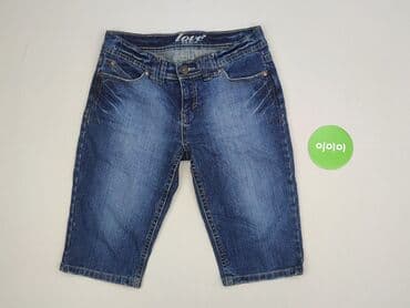 szorty damskie jeansowe przed kolano: Denim, Spodnie 3/4 damskie, rozmiar S — 2