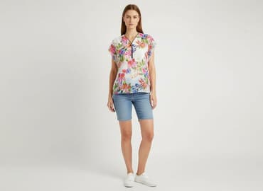 bluzka hawajska damska: Bluzka damska, rozmiar One size — 5