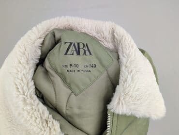 kurtka koszulowa beżowa zara: Transitional jacket, Zara, 10 years, 134-140 cm, condition - Very good — 4