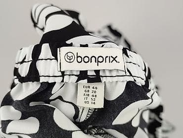 kombinezon reflex: Bonprix, Spodnie materiałowe damskie, rozmiar 4XL — 4
