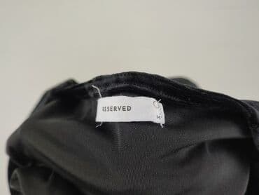 reserved czarna sukienka z bufiastymi rękawami: Reserved, Sukienka damska, rozmiar M — 5
