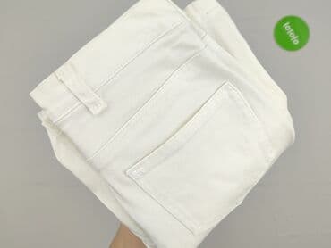 dżinsy z dziurami: Material trousers for women, size S (EU 36) — 4