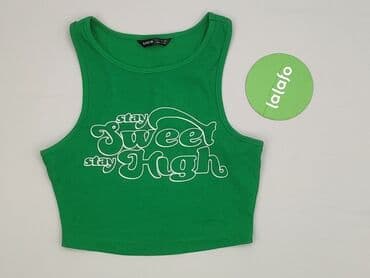 koszulka w paski z serduszkiem: Shein, Top damski, XS — 2