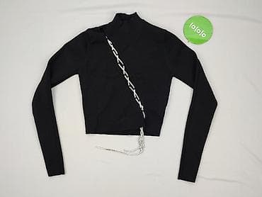 black metal: Bershka, Top damski, rozmiar M — 2
