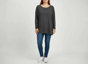 sweter piórkowy na drutach: Bluzka damska, rozmiar XL — 6