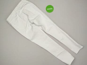 biale szerokie jeansy: Toxik3, Jeansy damskie, rozmiar L — 3