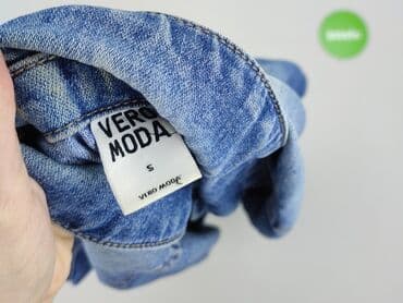 jaki żakiet do rozkloszowanej sukienki: Vero Moda, Kurtka jeansowa damska, S — 5