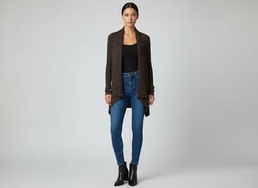 nylon sweter: Yessica, Kardigan damski, rozmiar M — 7