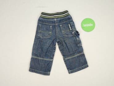 spodnie goodies woskowane: Denim pants, George, 12-18 months, condition - Very good — 3