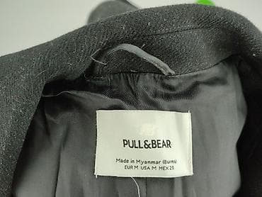 pull and bear kurtka czarna: PULL&BEAR, Płaszcz damski, rozmiar M — 4