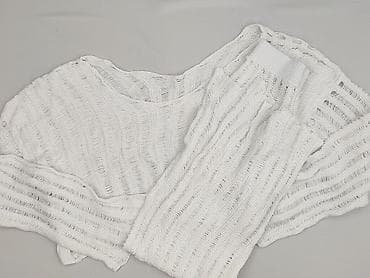 biale leginsy: Elegancki komplet, rozmiar L — 1