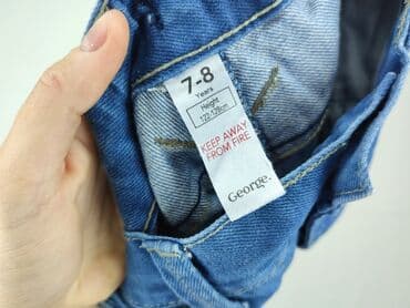 koszulka hugo boss: Spodnie jeansowe, George, 8 lat, 122/128, stan - Dobry — 4