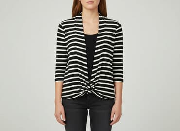 buty na koturnie z futerkiem: Wallis, Kardigan damski, rozmiar L — 6