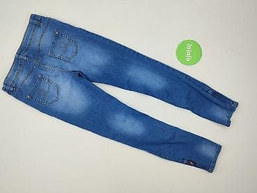 pomponiki: Spodnie jeansowe, DenimCo, 11 lat, 140/146, stan - Bardzo dobry — 3