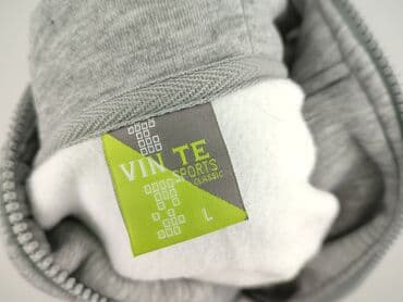 kurtki czarne z kapturem: Classic, Hoodie for men, size L — 5