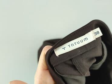 legginsy lateksowe z wysokim stanem: Tatuum, Spodnie materiałowe damskie, M — 4