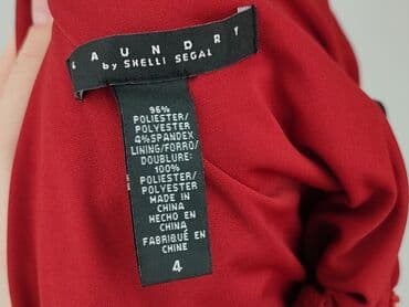 czerwona sukienki na jedno ramię: Sukienka damska, rozmiar S — 4