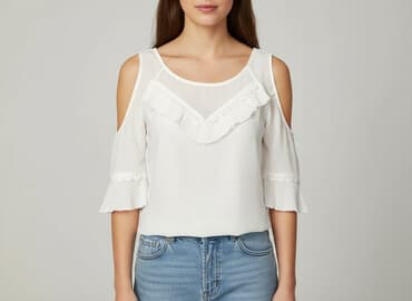 bluzki z odkrytymi ramionami mohito: Bluzka damska, rozmiar S — 6