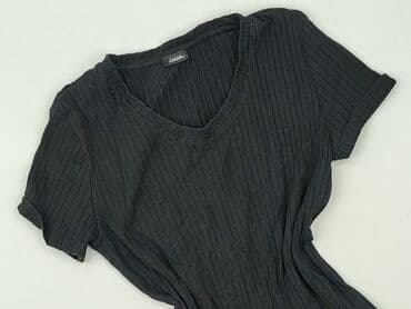 bluzki basic z dekoltem v: T-shirt damski, rozmiar S — 1