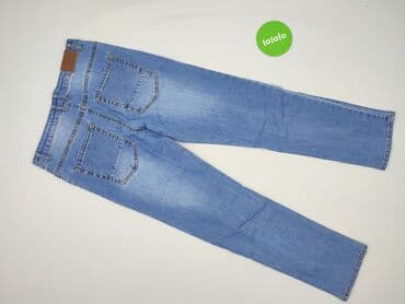 spodnie bershka materialowe: Spodnie jeansowe, Reserved, 13 lat, 158, stan - Bardzo dobry — 3