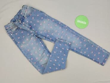 hm czapki niemowlęce: Spodnie jeansowe, Little kids, 8 lat, 128, stan - Bardzo dobry — 2