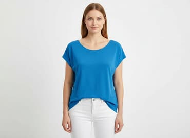 białe luźna bluzki: Bluzka damska, rozmiar One size — 6