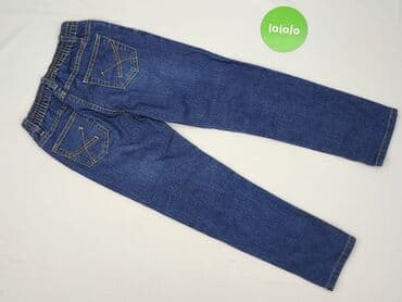 hello kitty spodnie świąteczne: Spodnie jeansowe, Kiki & Koko, 7 lat, 122, stan - Bardzo dobry — 3