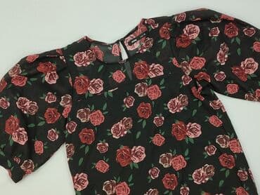 czarne bluzki z bufiastymi rękawami: Reserved, Women's blouse, size XS — 2