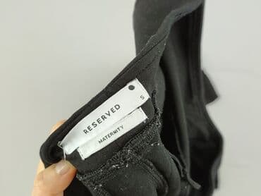 legginsy ciążowe plus size: Reserved, Spodnie materiałowe damskie, rozmiar S — 4