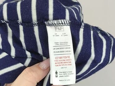 rajstopy w czerwono czarne paski: Dress, F&F, 7 years, 116-122 cm, condition - Very good — 4