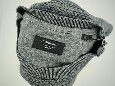 oversize t shirt basic: Lindbergh, Sweter dla mężczyzn, rozmiar M — 4